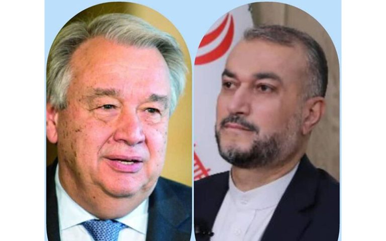 امیرعبداللهیان به دبیرکل سازمان ملل