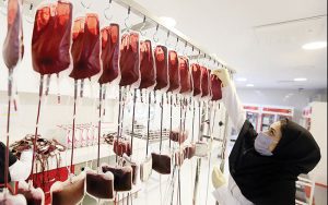بانک خون تهران در وضعیت قرمز