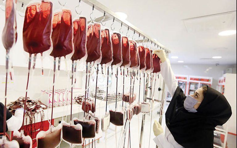 بانک خون تهران در وضعیت قرمز