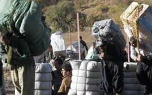 کولبری با کارت‌ الکترونیک مرزنشینی