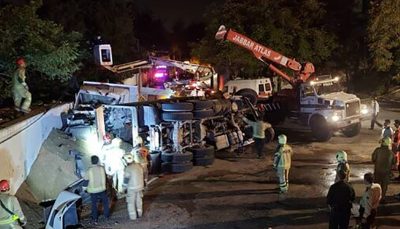 ۳ کشته در تصادف ۲ کامیون در ولنجک