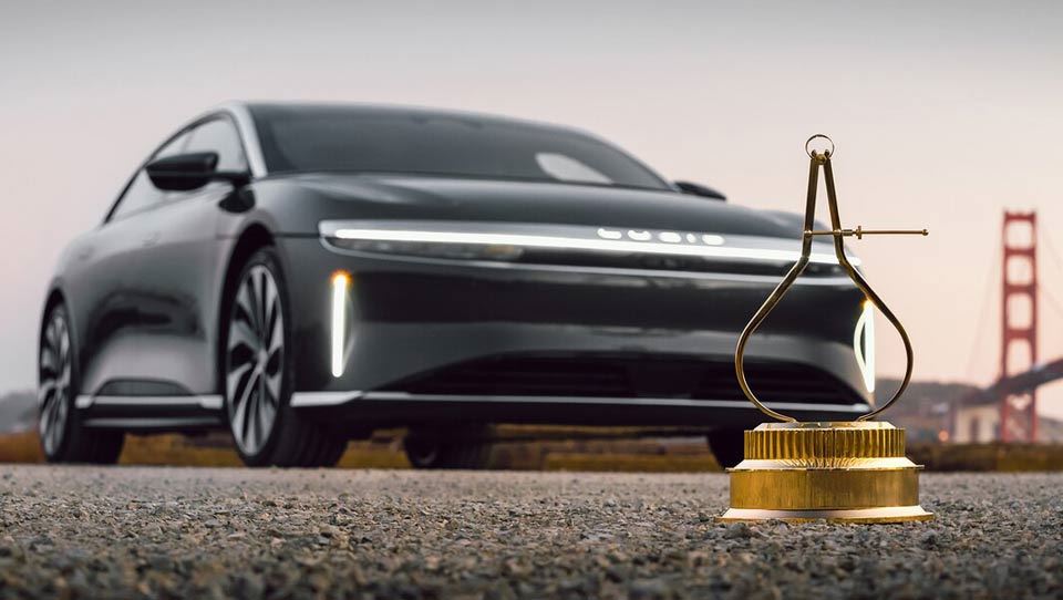 لوسید ایر برترین خودرو سال 2022 انتخاب شد