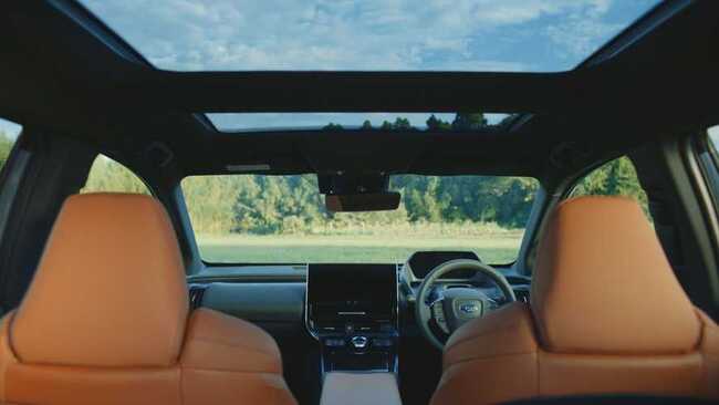 2023 subaru solterra interior