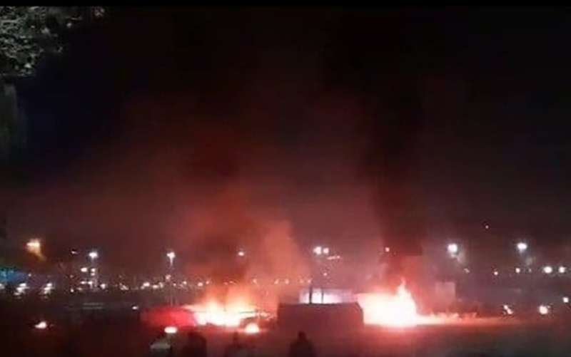 آتش زدن چادر کشاورزان متحصن اصفهانی در زاینده رود