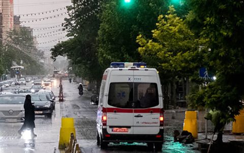 بارش باران و وزش باد شدید در پایتخت