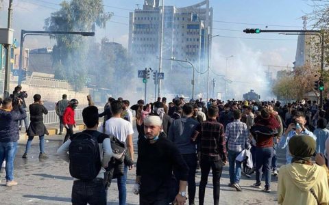 تظاهرات دانشجویان در سلیمانیه عراق وارد سومین روز متوالی شد 1 تظاهرات دانشجویان در سلیمانیه عراق وارد سومین روز متوالی شد
