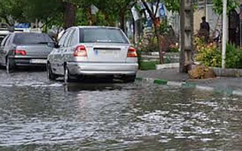 خیابان‌های بومهن، رودهن و پردیس تبدیل به دریاچه شد