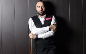 رویارویی وفایی با مرد شماره یک اسنوکر جهان