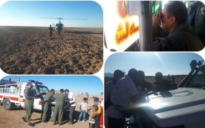 نجات ۳۰ کویرنورد گرفتار در باتلاق کویر زمان آباد شاهرود