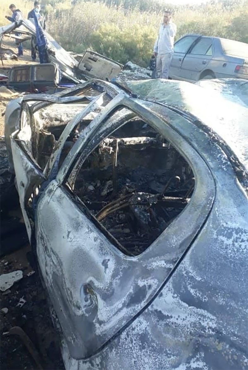 ۸ کشته و ۱۶ مصدوم در تصادف زنجیرهای جاده اهواز _خرمشهر