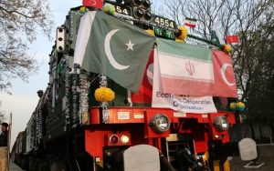 حرکت قطار باری اسلام آباد- تهران – استانبول