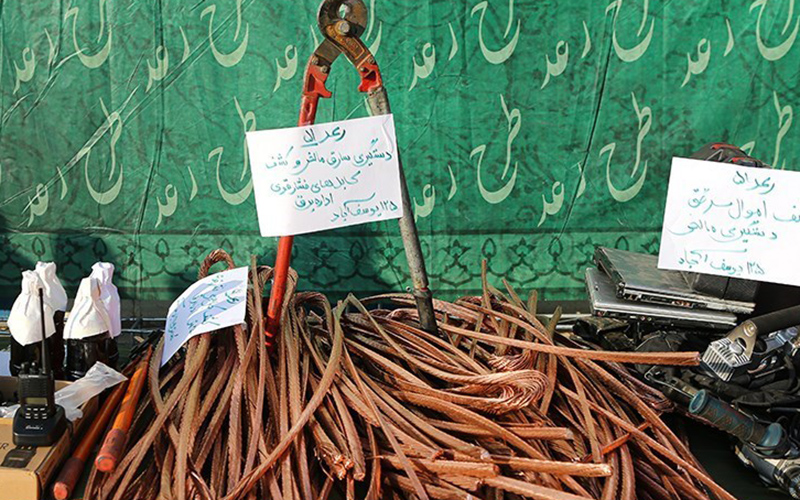 سرقت ۶۰۰ متر کابل برق فشار قوی در تونل ایستگاه مترو میرداماد! سرقت ۶۰۰ متر کابل برق فشار قوی در تونل ایستگاه مترو میرداماد!