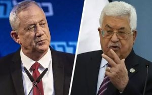 محمود عباس به اقامتگاه وزیر جنگ رژیم صهیونیستی رفت