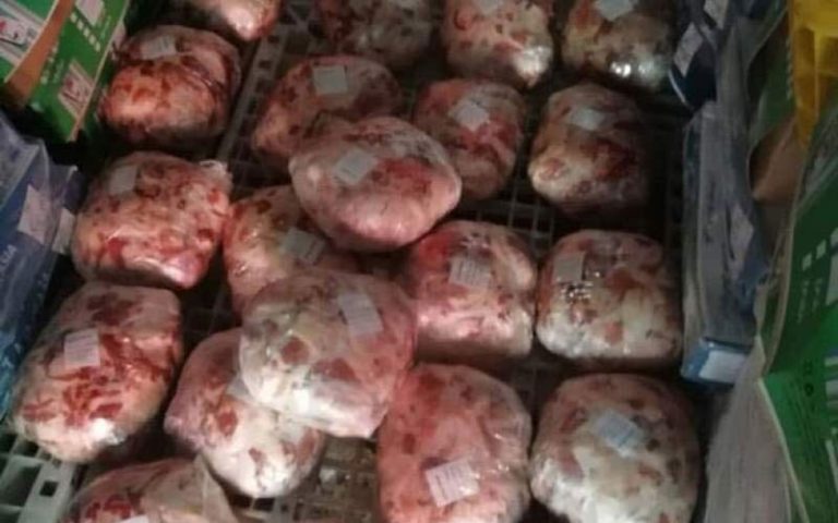 کشف ۲۵۰۰ کیلوگرم گوشت آلوده و غیربهداشتی در جنوب تهران