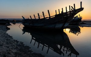 گورستان لنج ها - بندر عامری