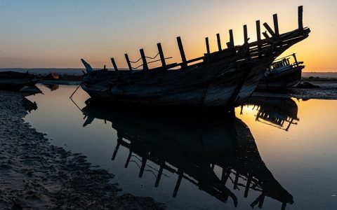 گورستان لنج ها - بندر عامری