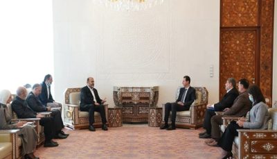 دیدار وزیر راه و شهرسازی ایران با بشار اسد
