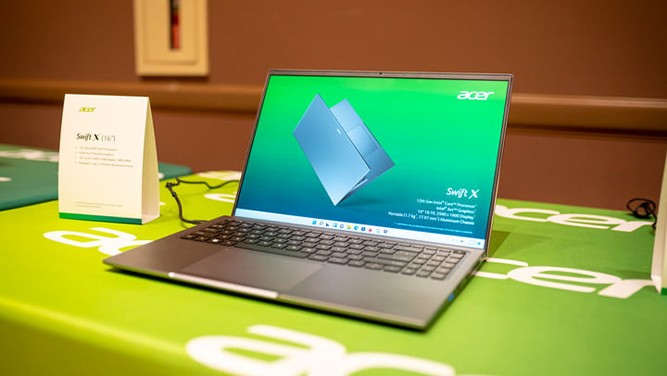 ایسر لپ تاپ باریک و قدرتمند Swift X را معرفی کرد