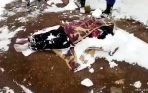 مرگ مادر پناهجوی افغانستانی در اثر یخزدگی در مرز ایران و ترکیه