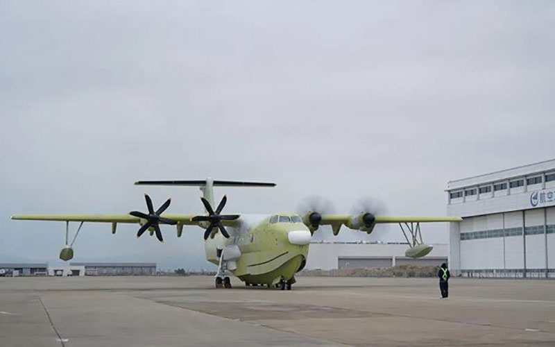 نخستین هواپیمای غولپیکر دوزیست چینی آماده ورود به خدمت است/تصاویر 2302