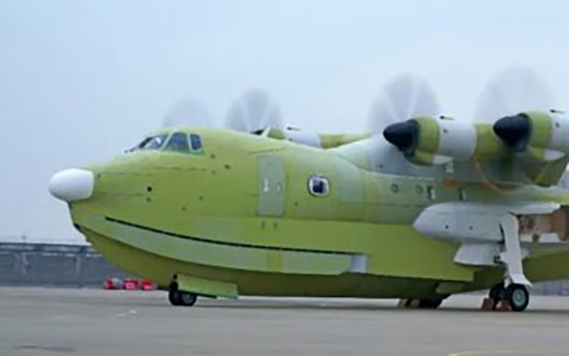 نخستین هواپیمای غولپیکر دوزیست چینی آماده ورود به خدمت است/تصاویر 650