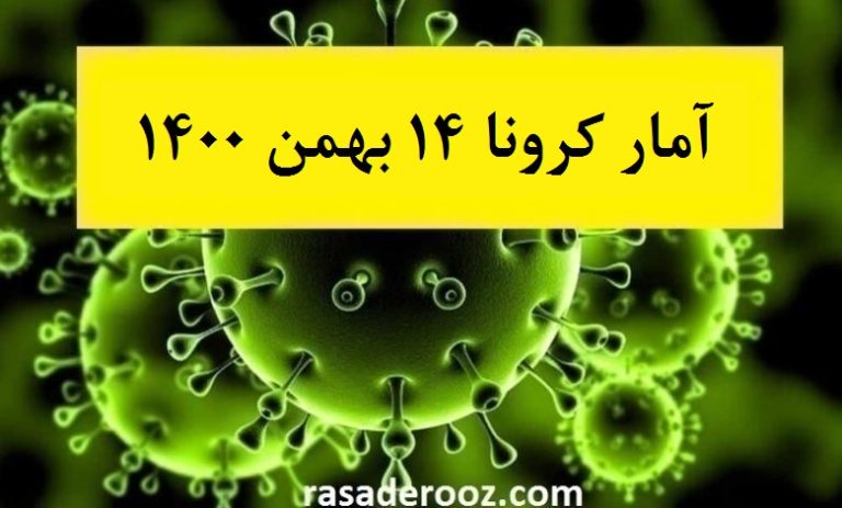 آمار کرونا امروز ۱۴ بهمن ۱۴۰۰