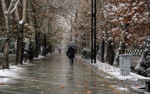بارش برف و باران در اکثر مناطق کشور
