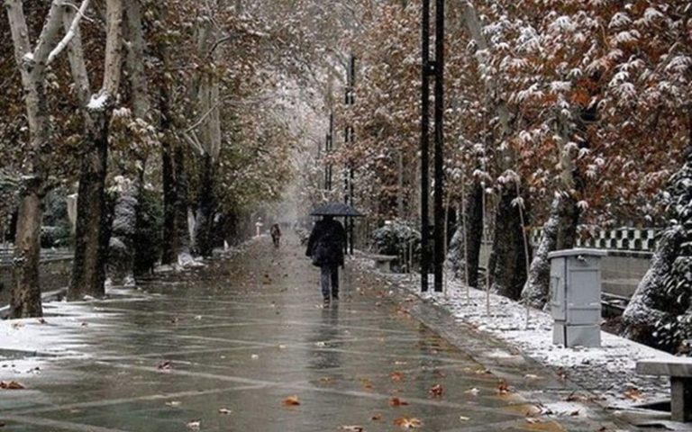 بارش برف و باران در اکثر مناطق کشور