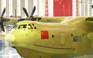 نخستین هواپیمای غول‌پیکر دوزیست چینی آماده ورود به خدمت است