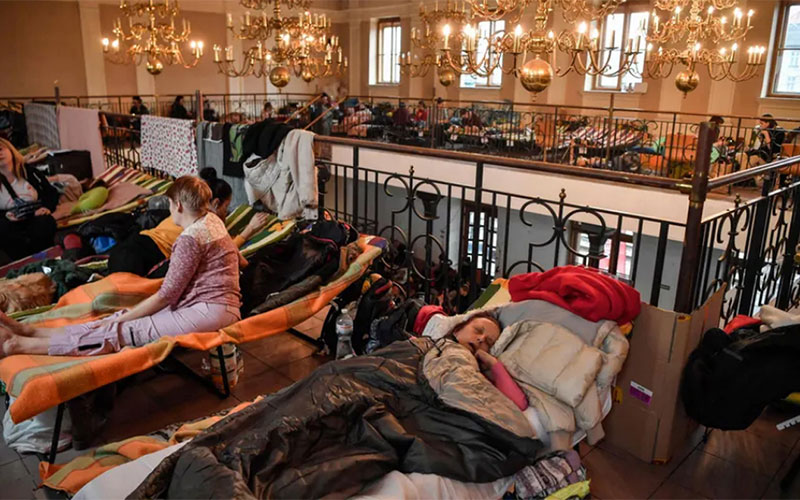 دیدنی های امروز؛ از پناهجویان اوکراینی تا قضات زن مصری