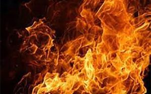 حریق در فرودگاه بین المللی کویت