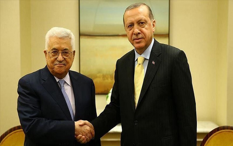 اردوغان با رئیس تشکیلات خودگردان فلسطین تماس تلفنی برقرار کرد
