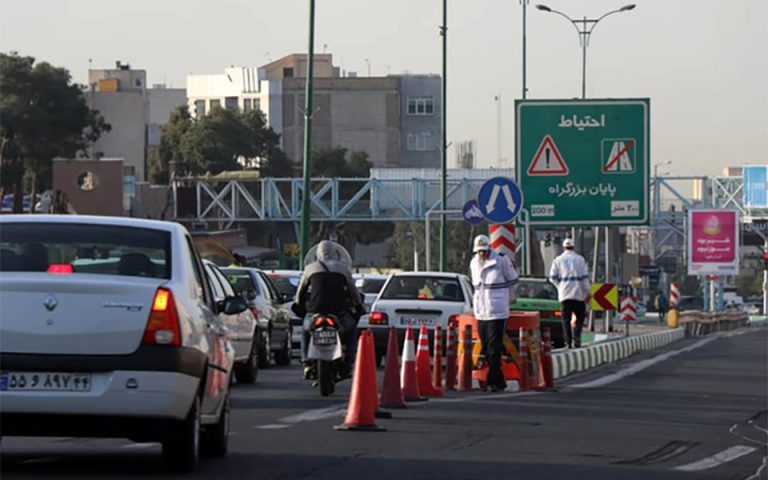 اعلام آخرین وضعیت ترافیک در معابر شهری و بزرگراهی شهر تهران