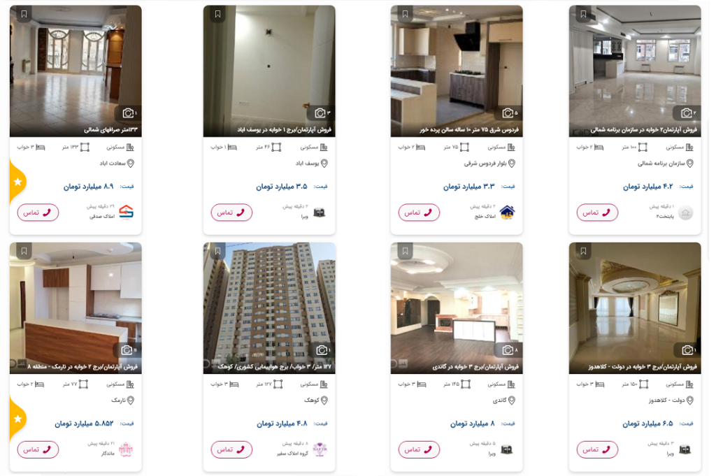 قیمت خانه فروردین 1401