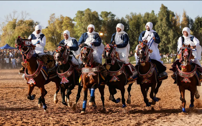 برگزاری مسابقات سنتی اسب سواری در " مصراته" لیبی