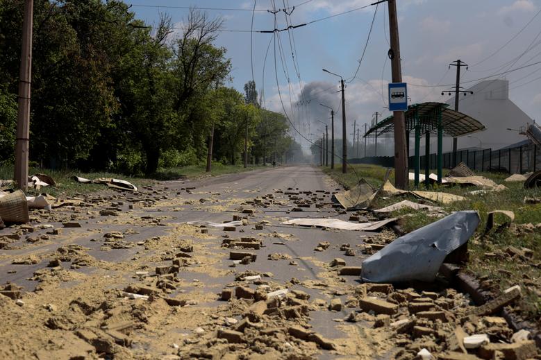 ویرانه های جنگ در شرق اوکراین