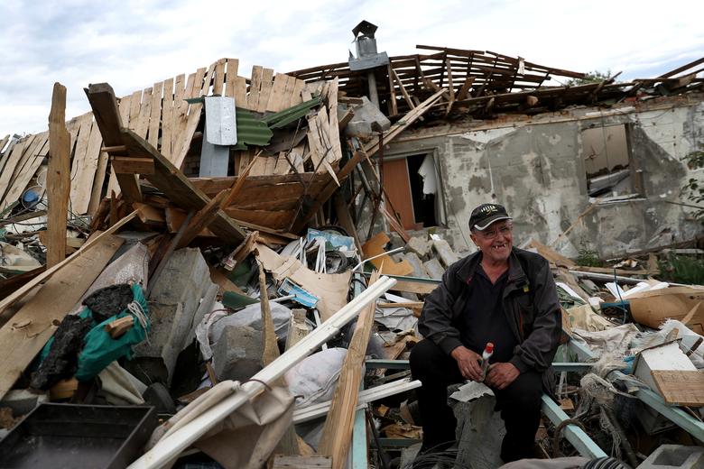 ویرانه های جنگ در شرق اوکراین