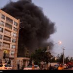 آتش سوزی هتل نیمه کاره