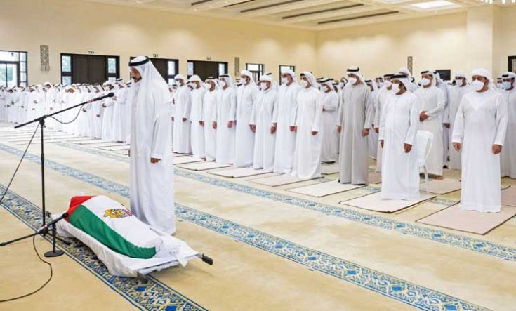 فیلم و تصاویر تشییع و خاکسپاری رئیس امارات تصاویر خاکسپاری رئیس امارات