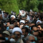 مراسم تشییع پیکر آیت الله فاطمی نیا - دانشگاه تهران