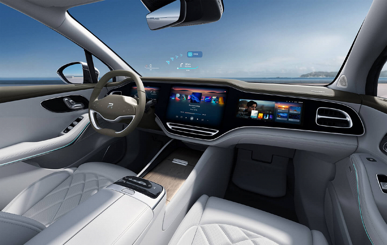 43 inch screen like in the Mercedes Benz EQS 544 hp all wheel