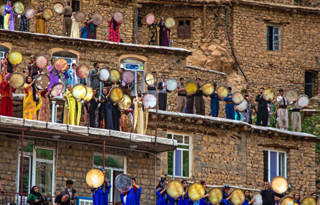 نوای هزار دف برفراز پالنگان