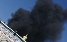 وقوع آتش‌سوزی نزدیک حرم امام حسین (ع)