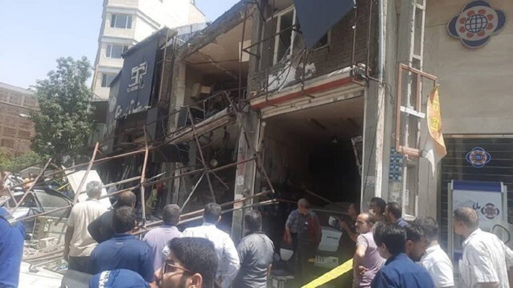 انفجار یک تعویض روغنی در تهران