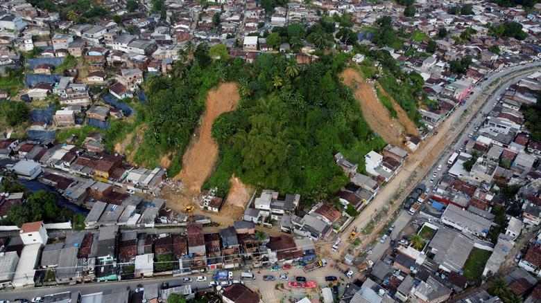 سیل و رانش زمین در برزیل