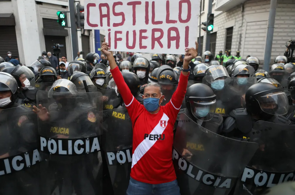 اعتراضات ضدحکومتی در شهر "لیما" پرو