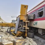 خروج قطار مسافربری مشهد- یزد از ریل