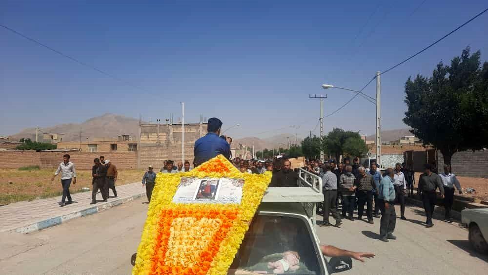 خاکسپاری عبدالباقی بعد از 22 روز در دهاقان اصفهان
