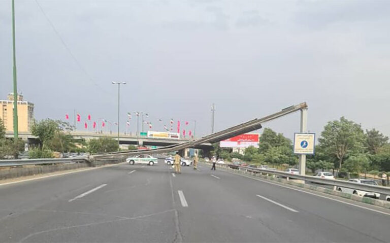 6 نفر در طوفان امروز مصدوم شدند
