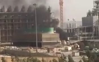 آتش سوزی کارخانه سدیم کربنات